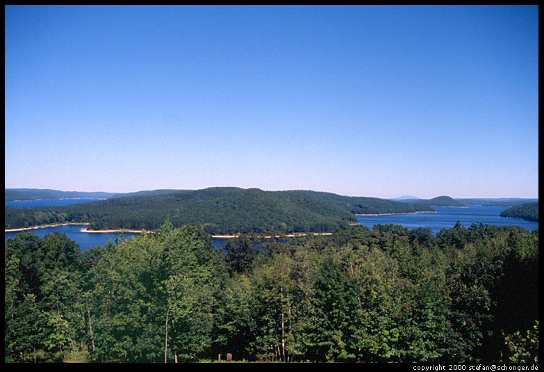 Enfield Lookout, Quabbin Reservoir, Summer 1999